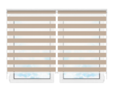 Рулонные шторы мини День Ночь Делия 133 цена. Купить в «Мастерская Жалюзи»
