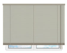 Деревянные горизонтальные жалюзи 50 мм - 57 платиновый цена. Купить в «Мастерская Жалюзи»