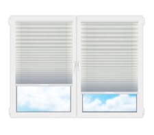 Плиссе (шторы, жалюзи) краш св молочный цена. Купить в «Мастерская Жалюзи»