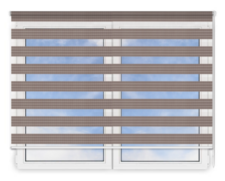 Стандартные рулонные шторы День Ночь Лигурия-2205 цена. Купить в «Мастерская Жалюзи»