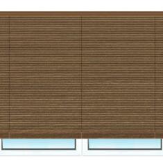 Деревянные горизонтальные жалюзи 25 мм 39 пепельный