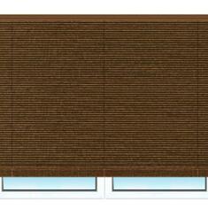 Деревянные горизонтальные жалюзи 25 мм 70 макадамия