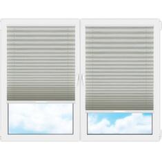 Плиссе (шторы, жалюзи) скио перл св бежевый